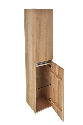 Mueller Panama kolomkast eikenhout 160x35x35cm
