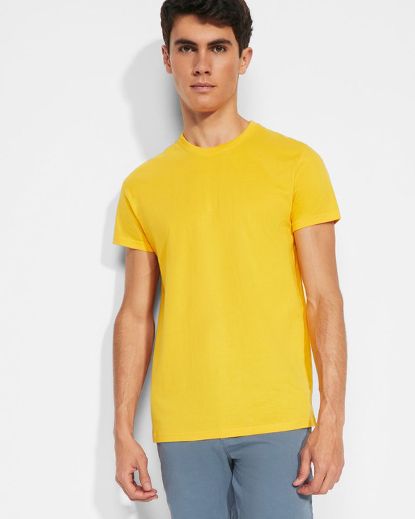 Roly CA6550 - BRACO T-shirt manches courtes tissé en jauge fine pour un rendu plus compact