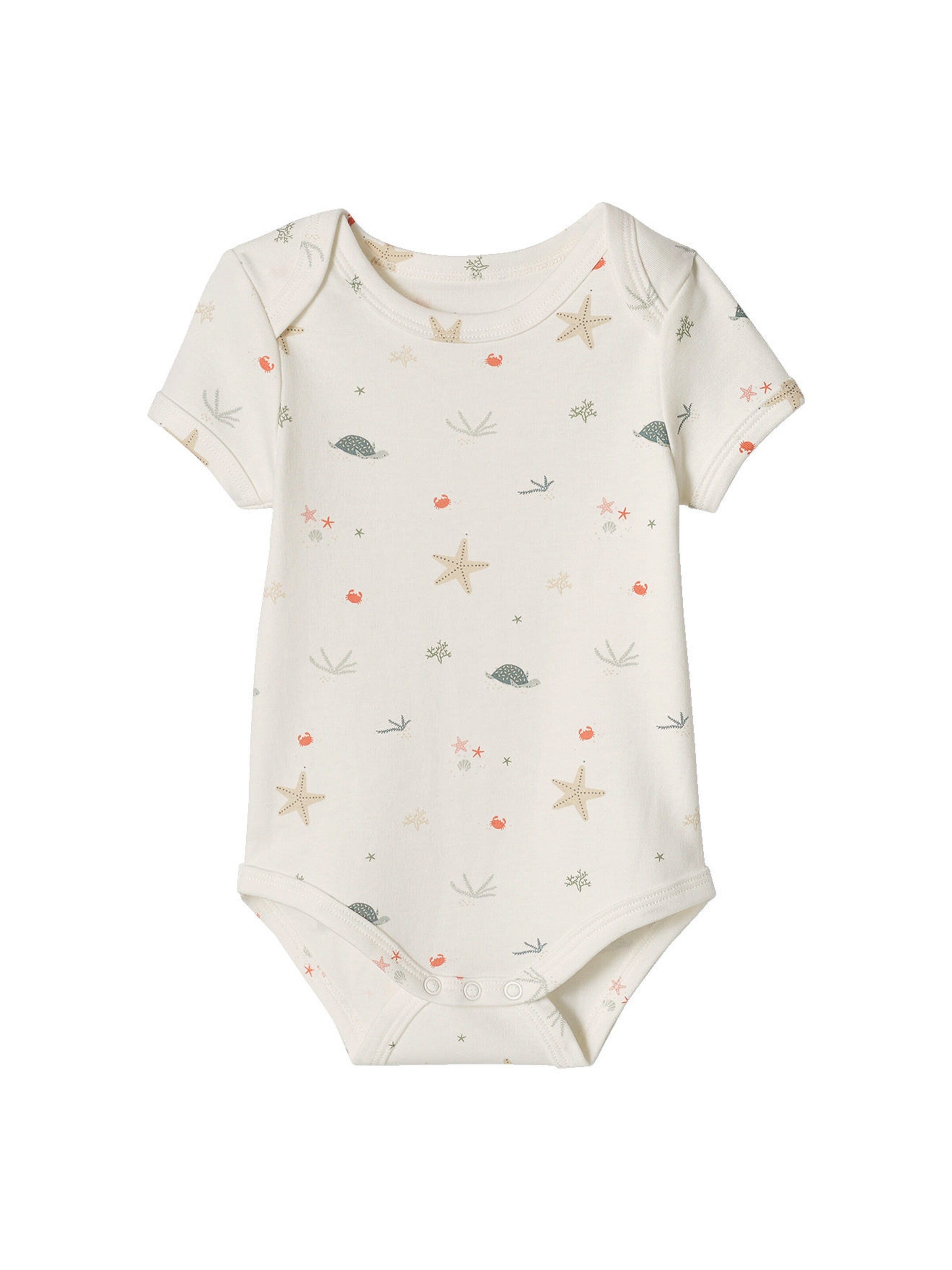 Vertbaudet 3er-Pack Baby Schlupfbodys aqua