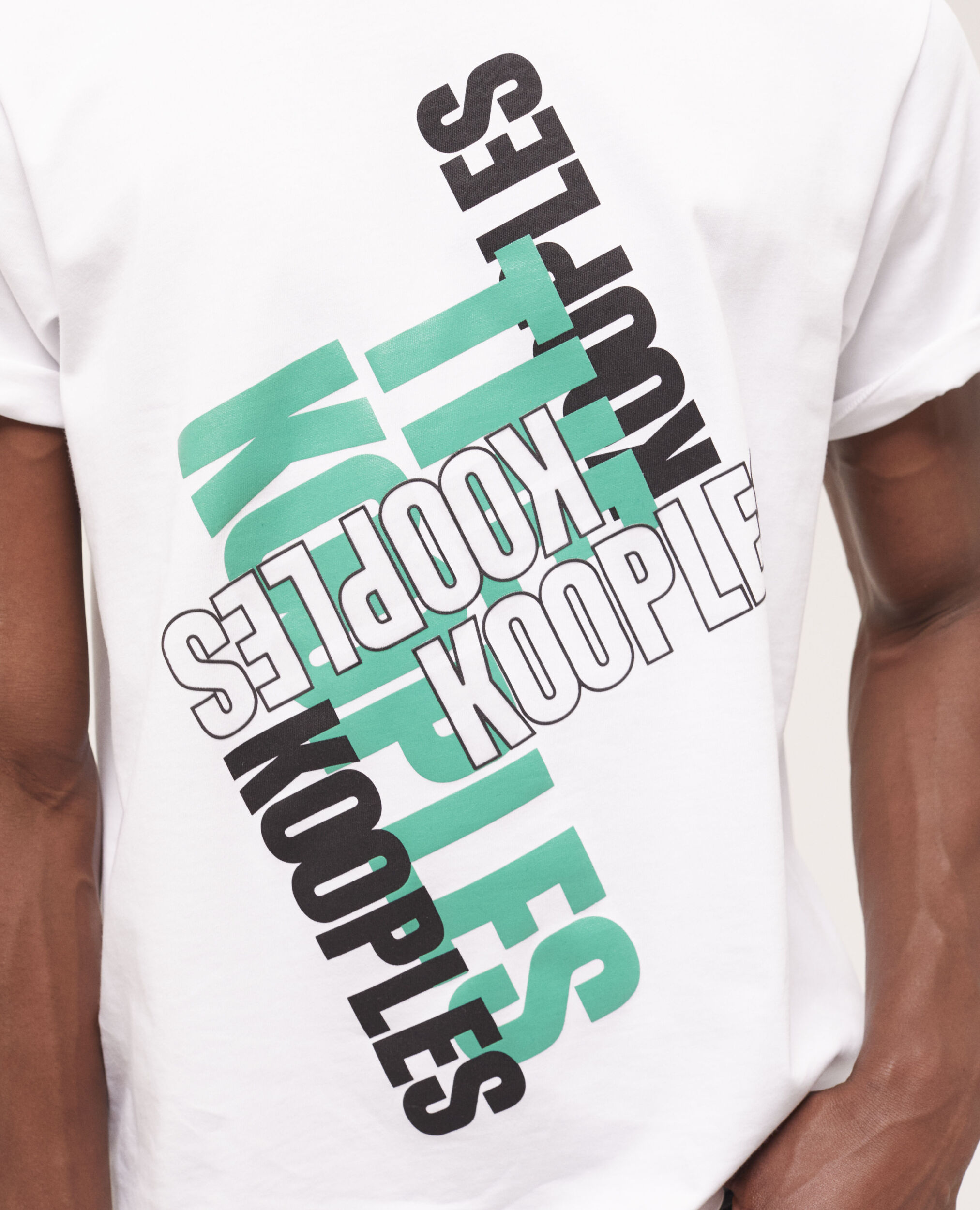 T-shirt logo The Kooples blanc