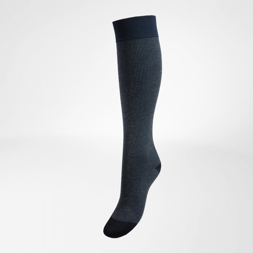 Bauerfeind VenoTrain Cocoon KKL2 AD S foot long normal/short geschlossene Fussspitze blau 1 Paar