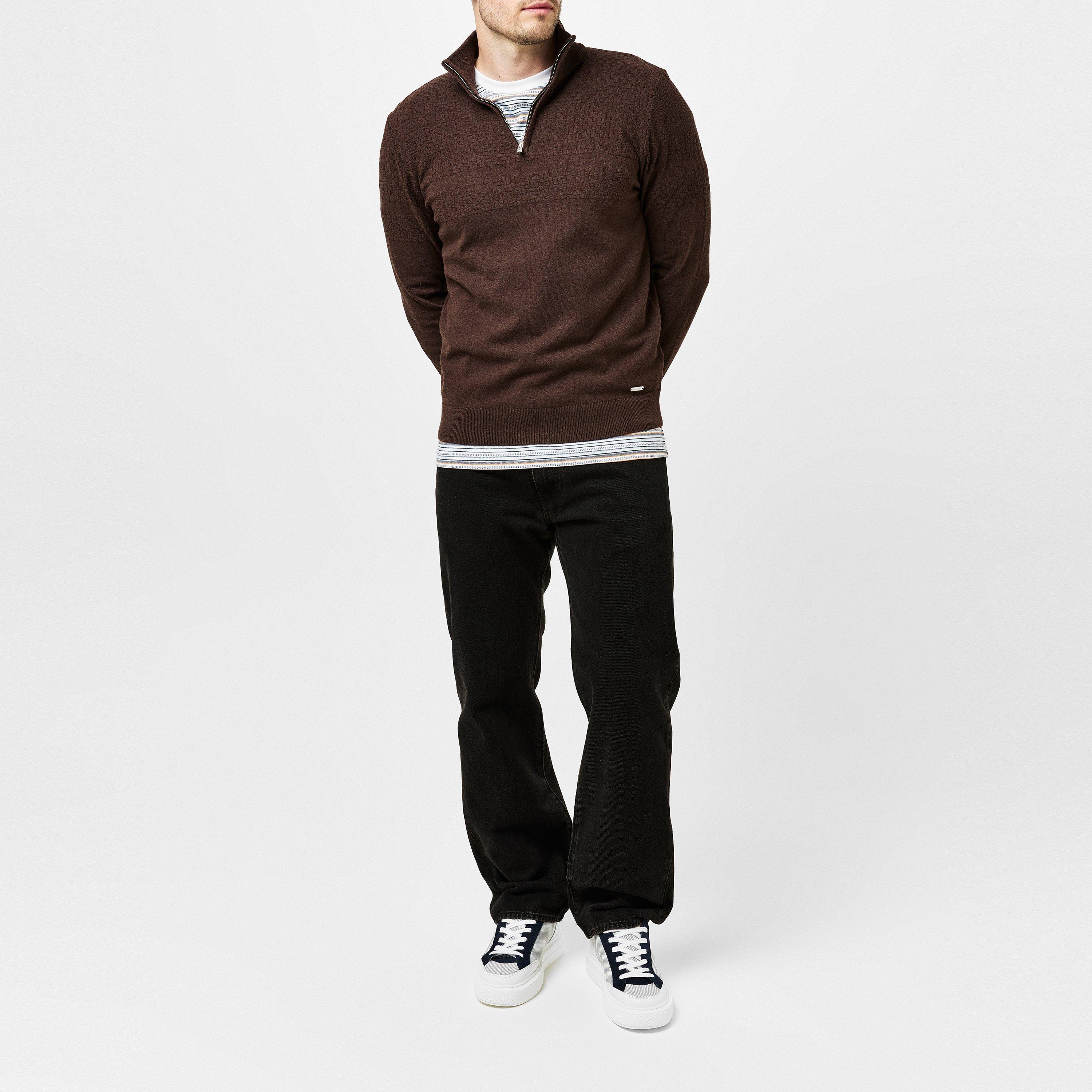 Threadbare ThreadbarequarterZip Longford Jumper Mens