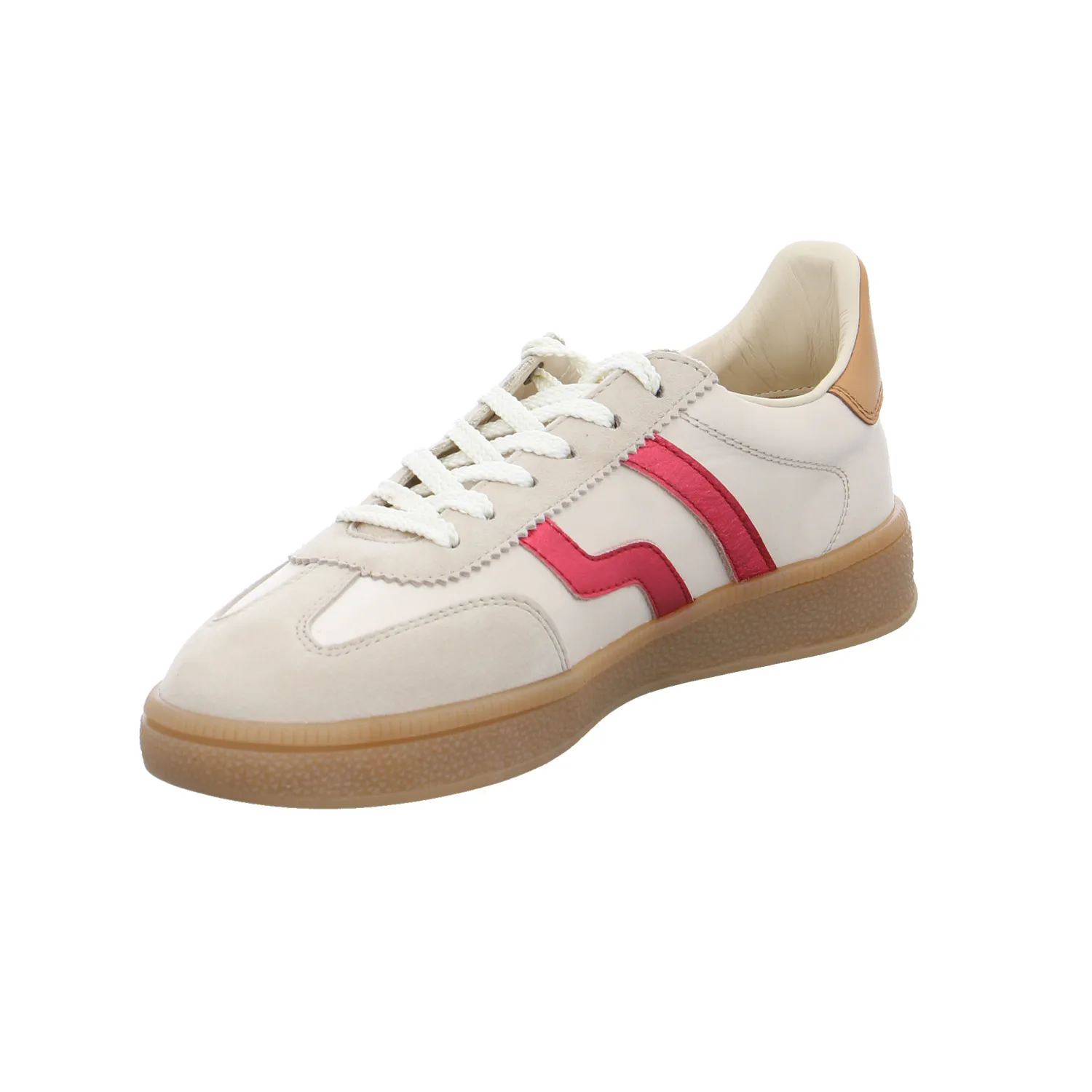 GANT Sneaker Beige Leder  mit Wechselfussbett