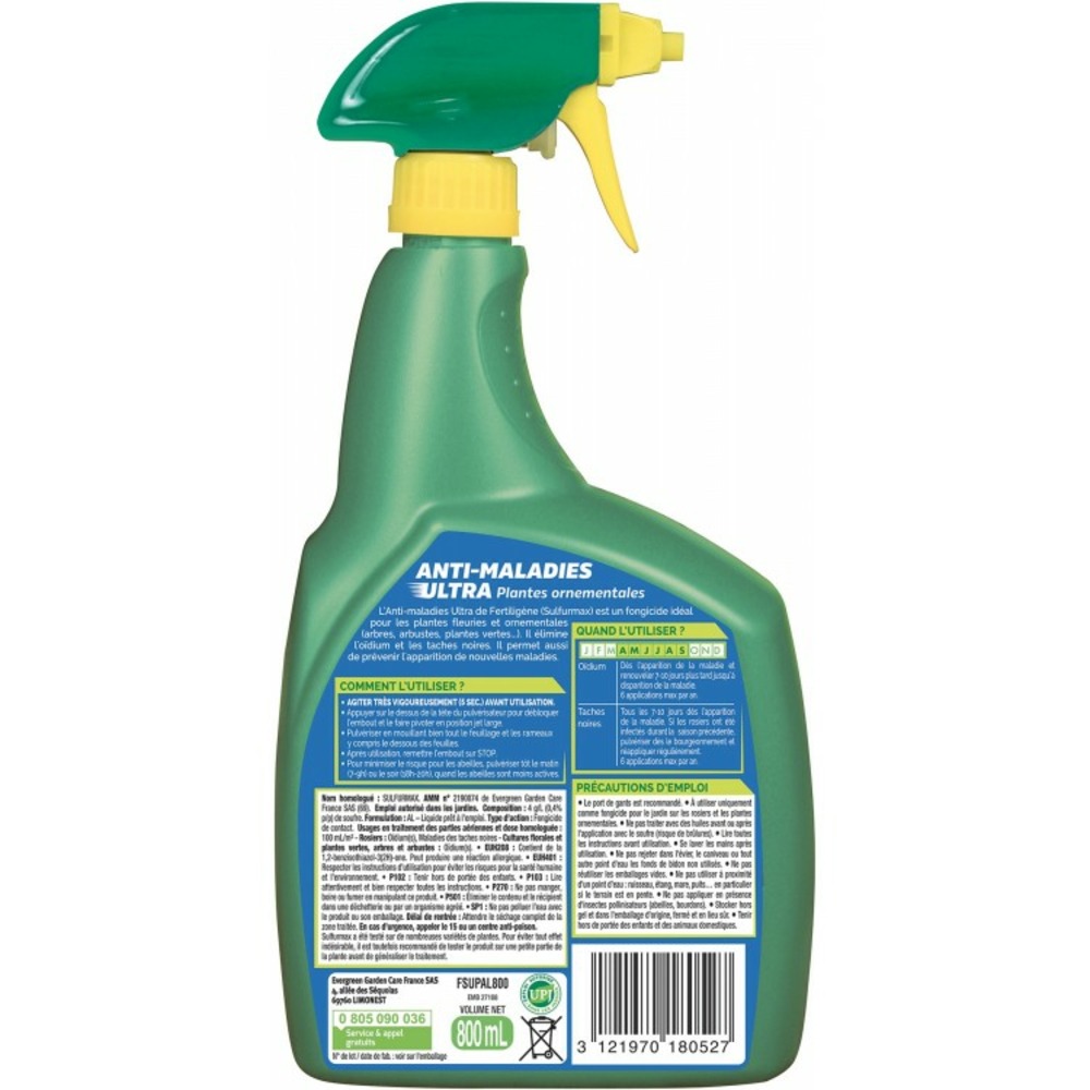 Anti maladies ultra ornemental prêt à l'emploi 800ml