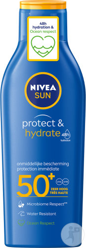 Nivea Sun Protect & Hydrate Lait Protecteur IP50+ Protection Immédiate 48h Hydratation 200ml