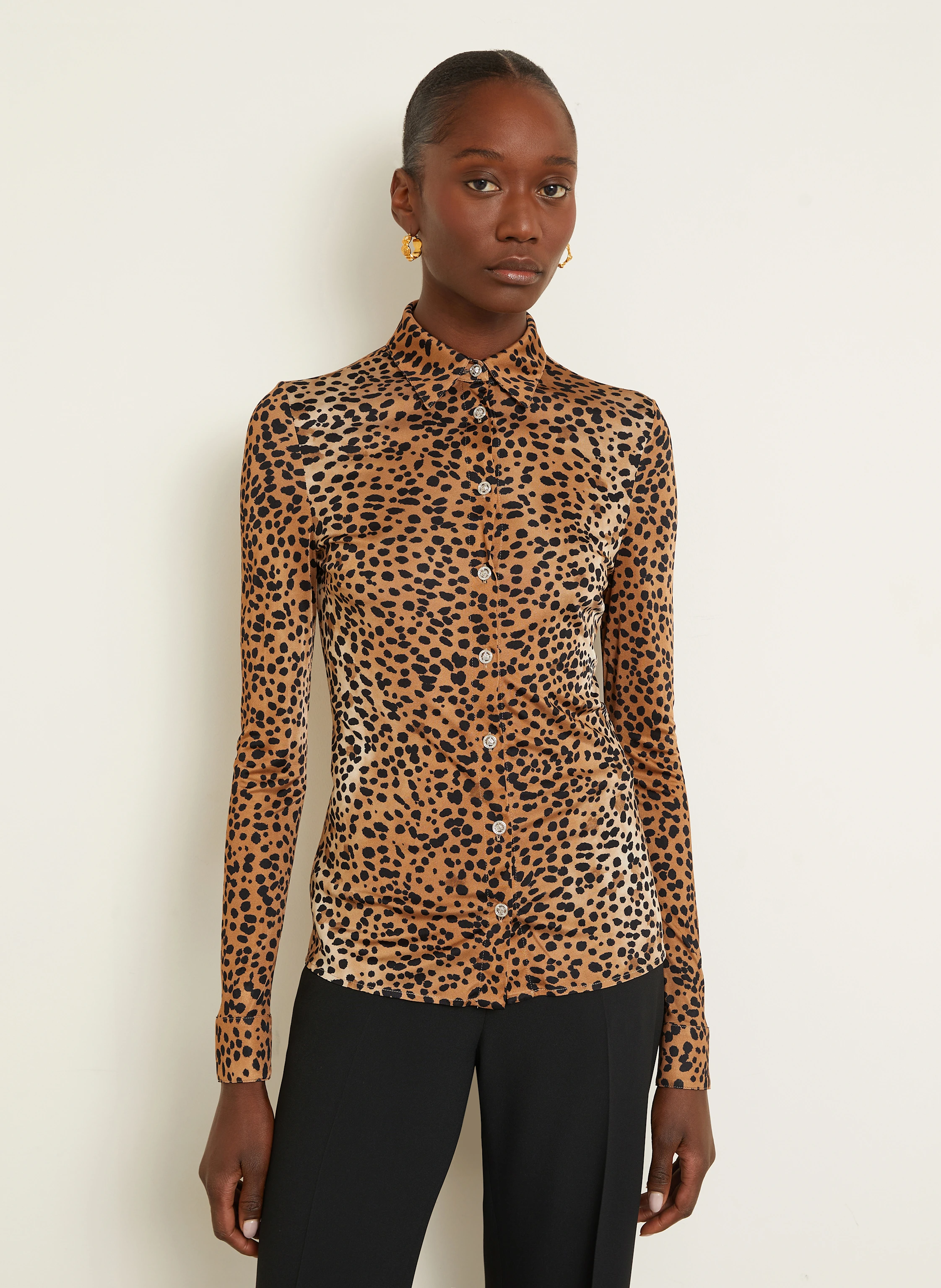 VERSACE Hemdbluse aus Satin