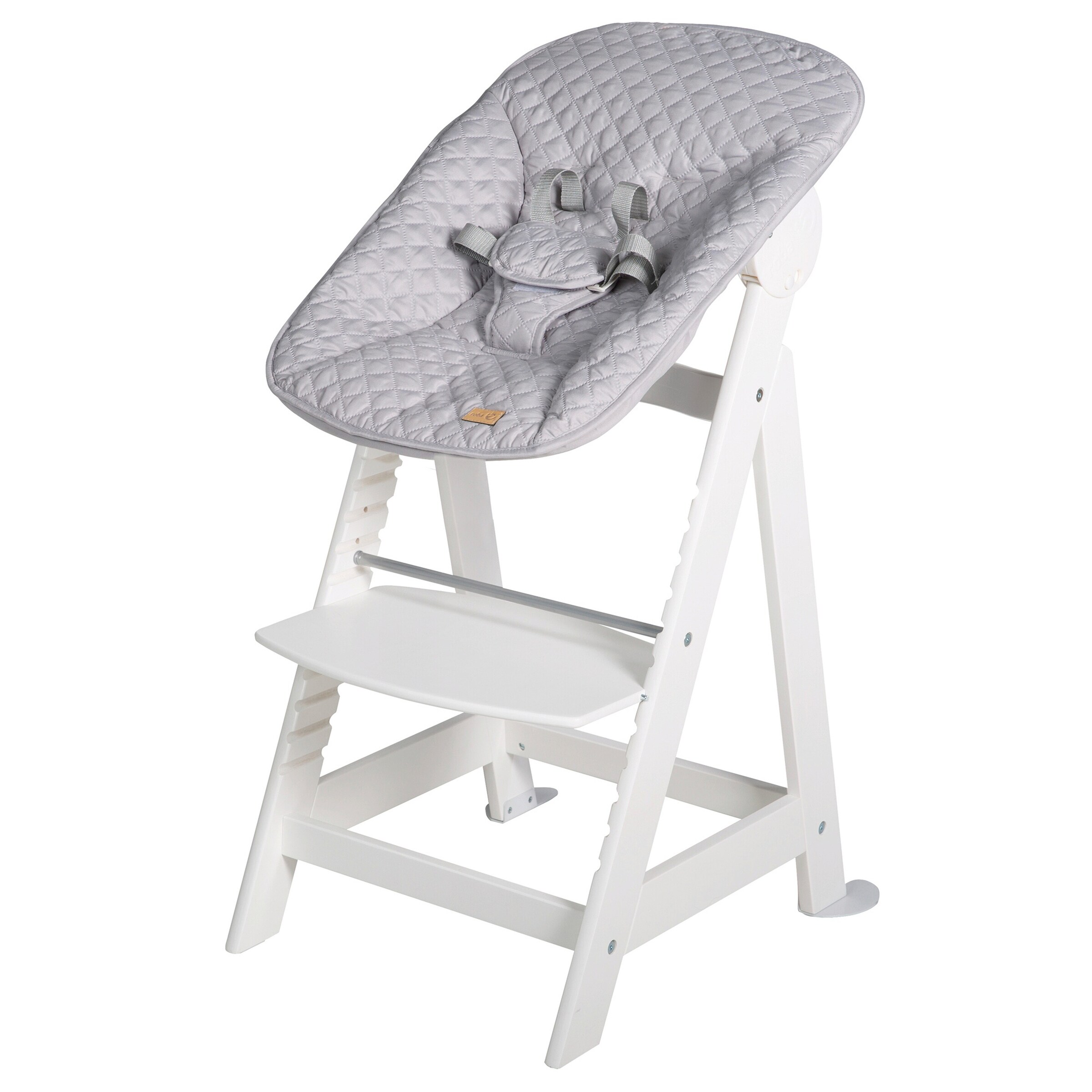 roba Treppenhochstuhl, Set 2in1 roba Style grau Born Up