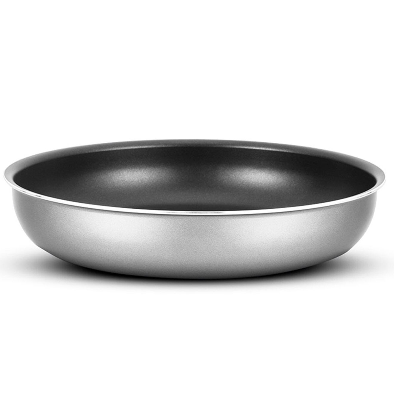 Kitchencook Batterie de cuisine grise - 10 pièces