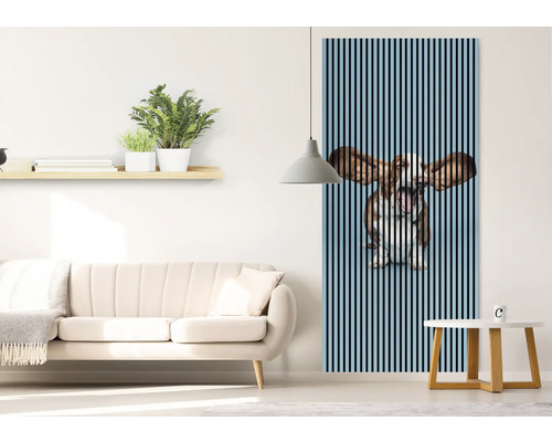 Digitaal bedrukt akoestisch paneel Dog 1 2400 x 1133 x 19 mm Set = 2 individuele panelen