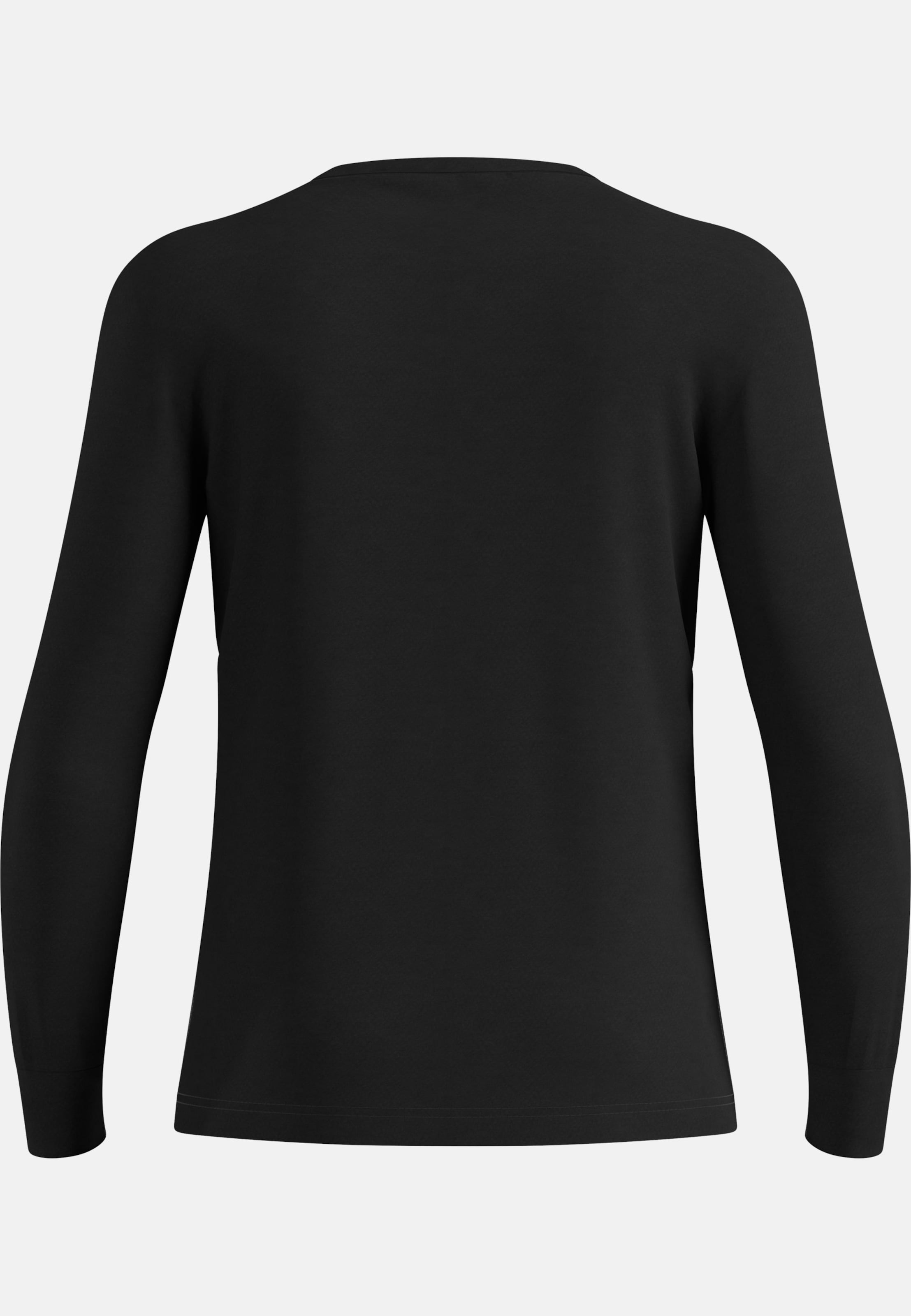 Natural Merino 200 Base Layer Langarmshirt in black