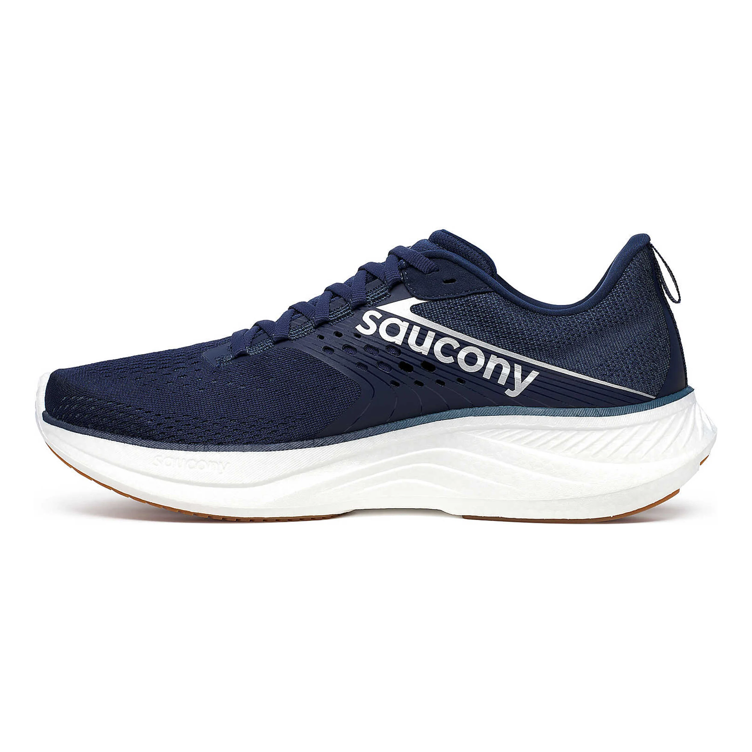 Saucony Ride 17 Chaussure De Running Sans Stabilisateurs Hommes - Bleu , Blanc