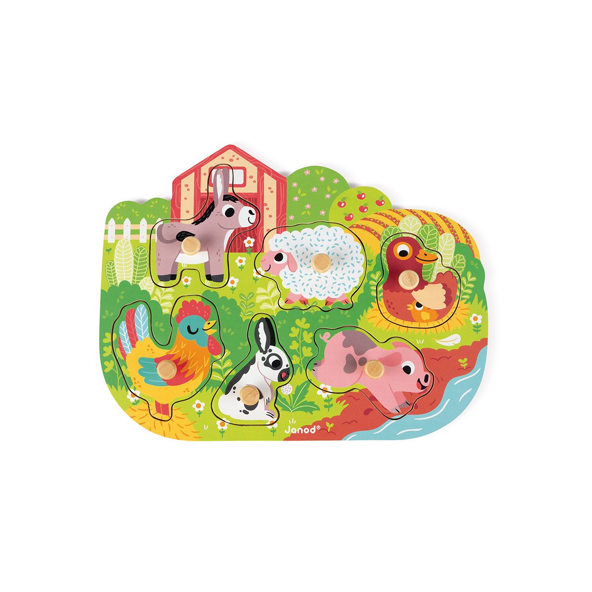 Puzzle Happy Farm 6 Pièces