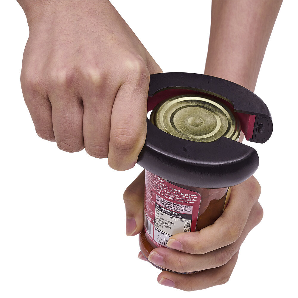 Pince multifonction 6en1 ouvre bouteille et bocal noir et rouge
