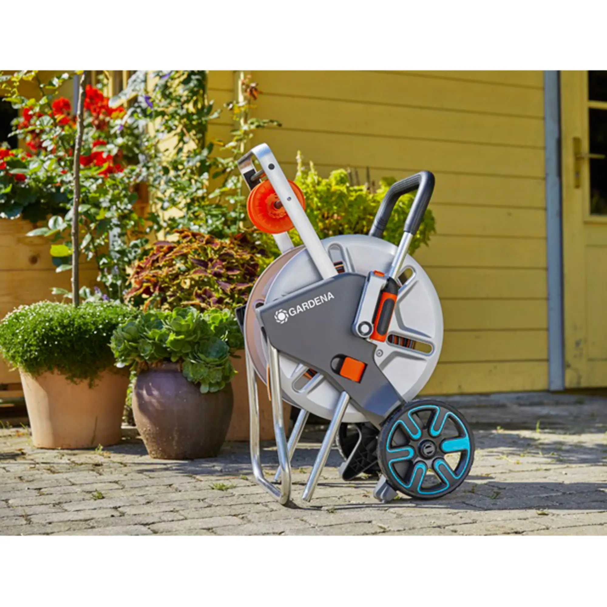 GARDENA Schlauchwagen Schlauchwagen CleverRoll M Easy Metall Set