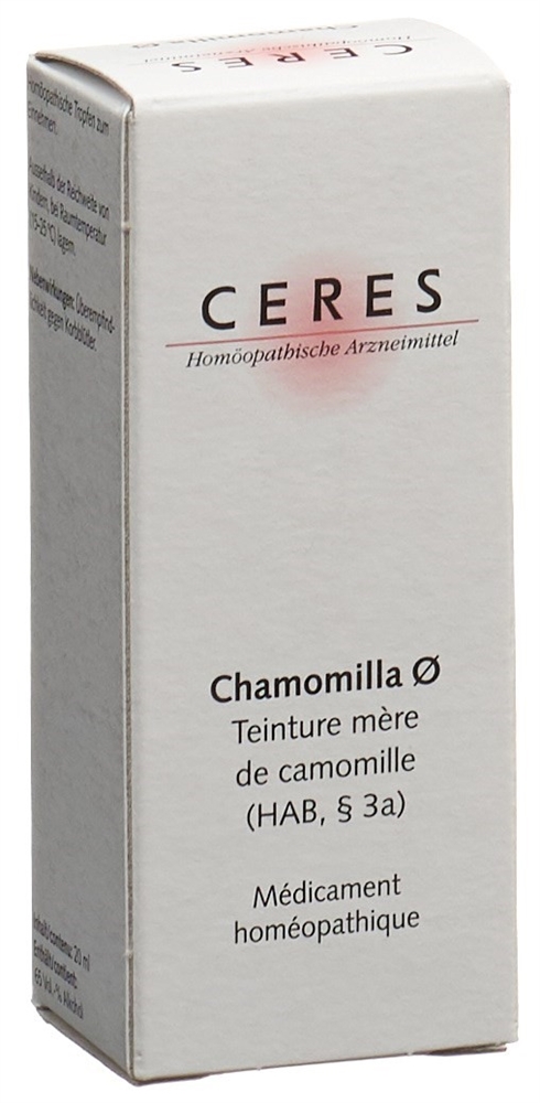 CERES Chamomilla Urtinkt Fl 20 ml
