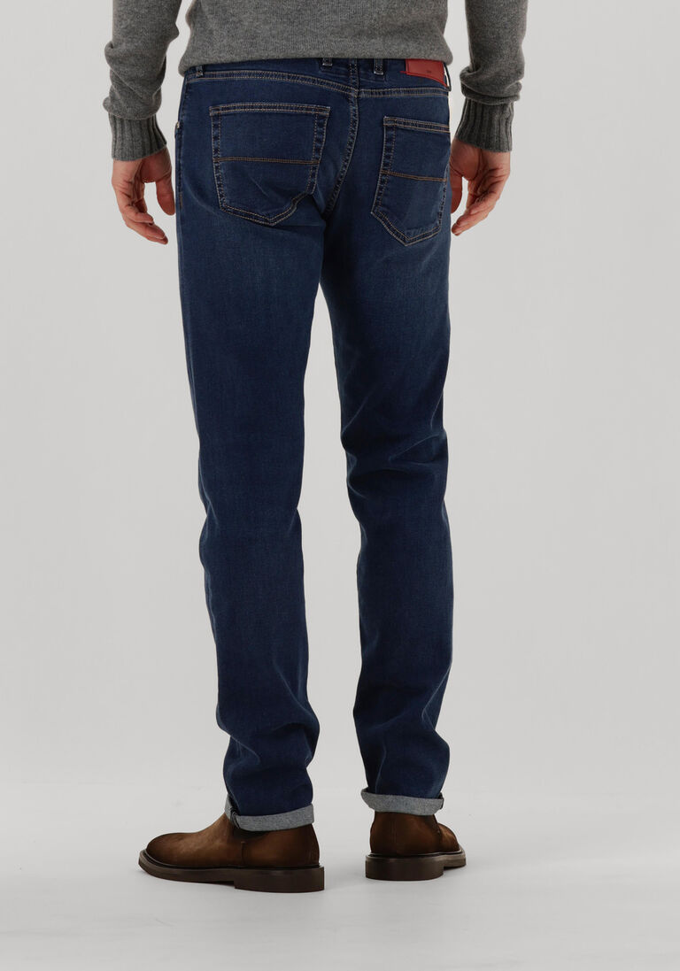 donkerblauwe tramarossa slim fit jeans michelangelo