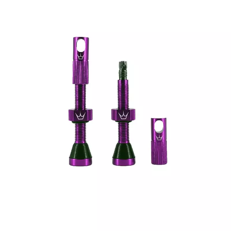 PEATY Valves Tubeless Peatys CNC 42mm violet