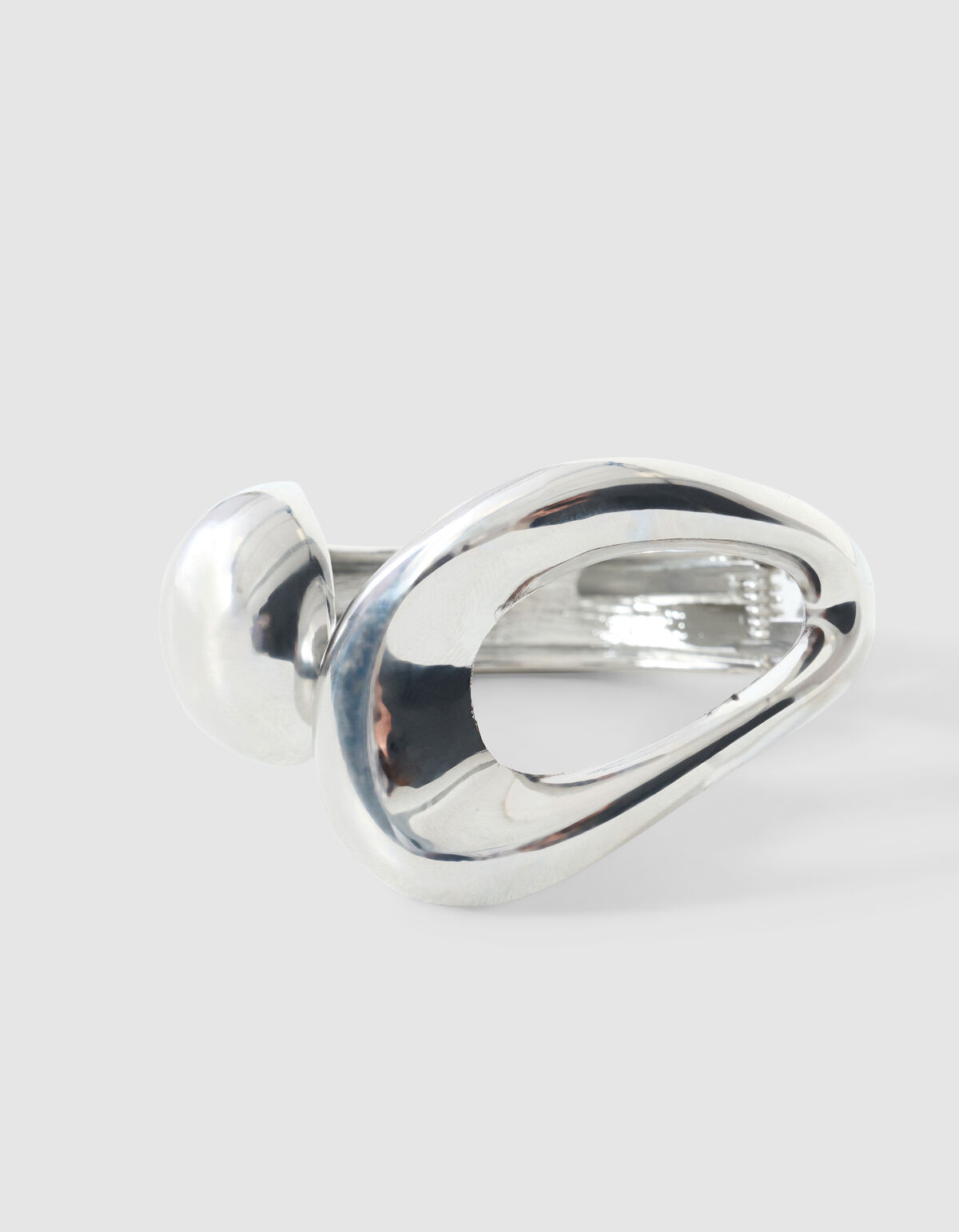 Organic Bangle Armband Zilver