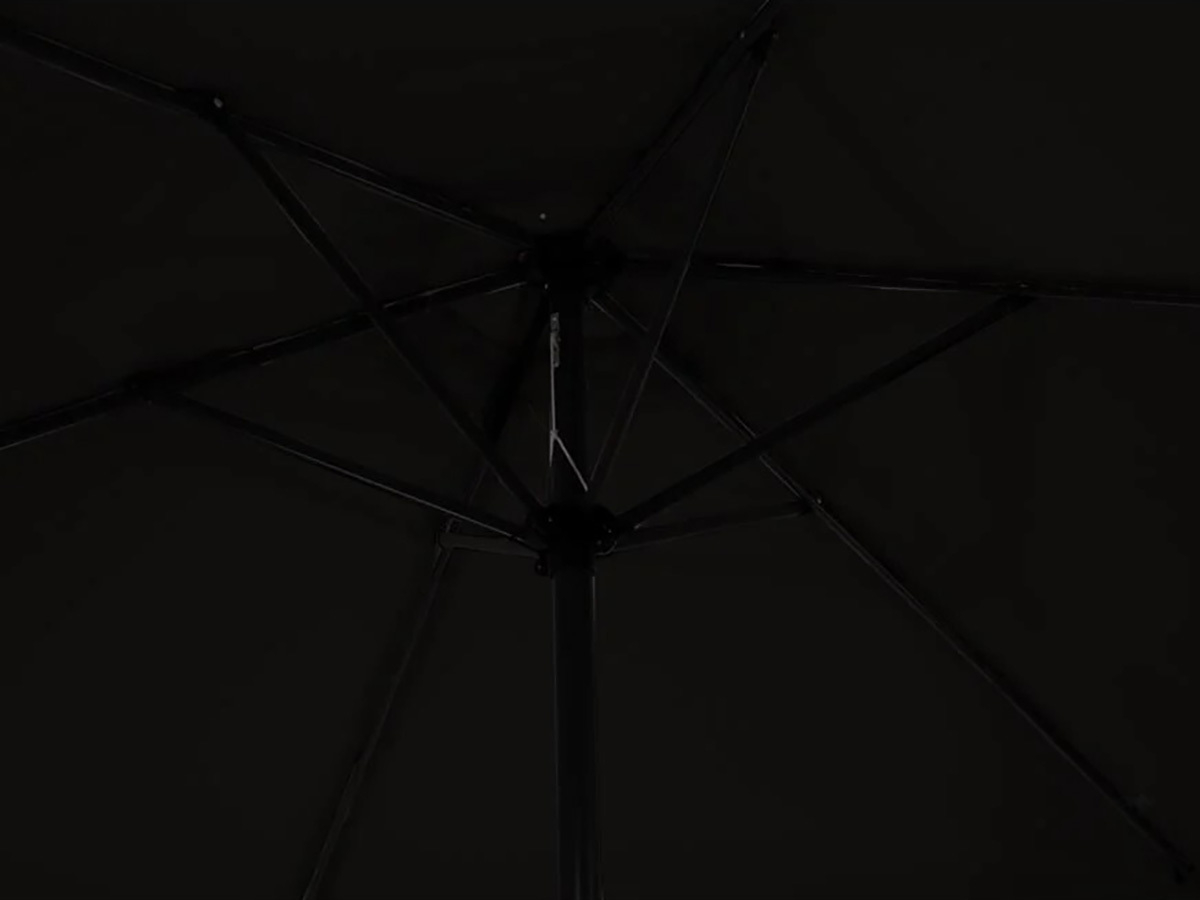 Lesli Living Gemini 300 cm parasol - Black