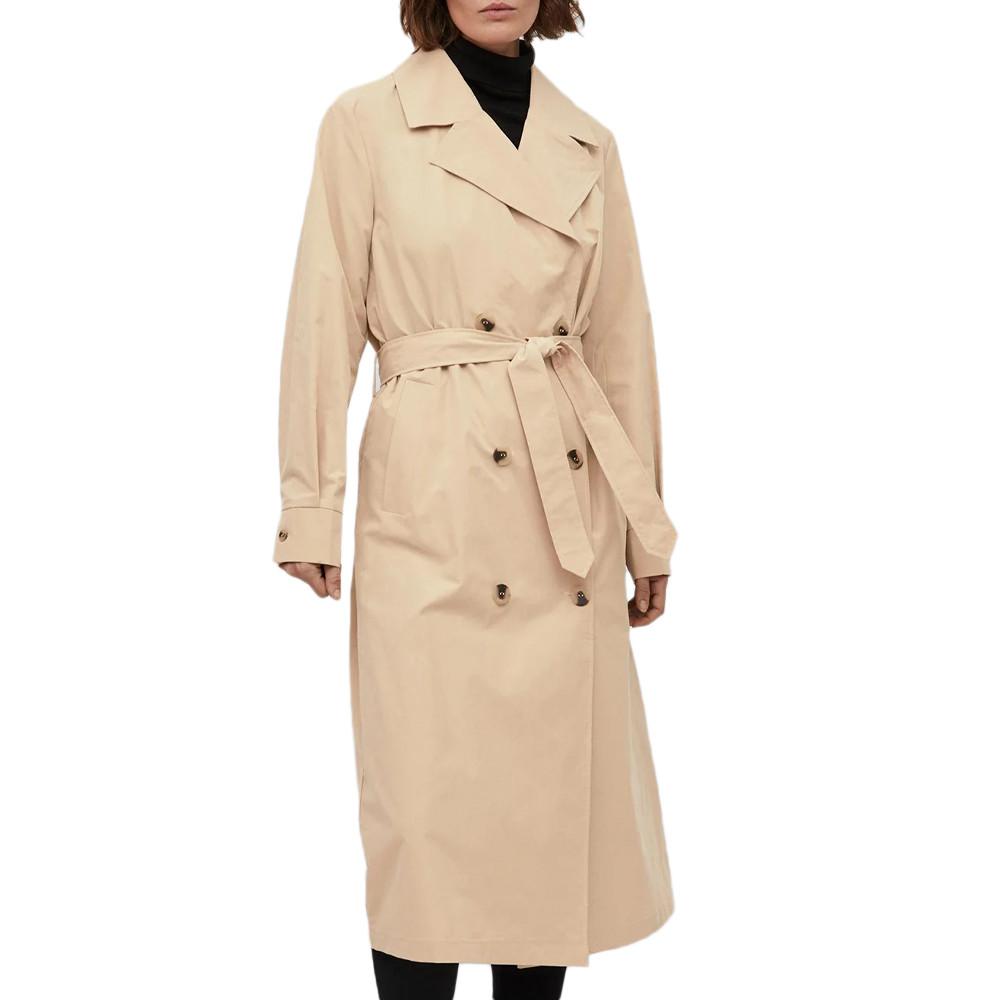 Vila Trench Long Beige Femme Vila Mersin