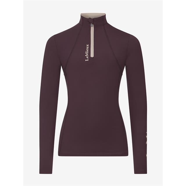 Trainingsshirt LeMieux Young Rider Classique Kids Donkerpaars