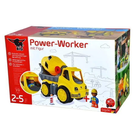 BIG Power Worker Zementmischer+Figur
