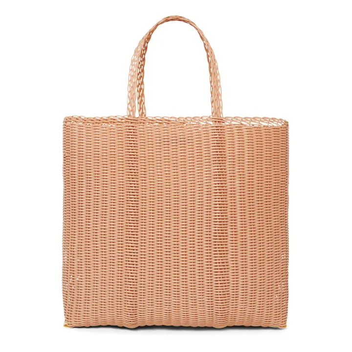 Palorosa Cabas Flat L | Rose pêche