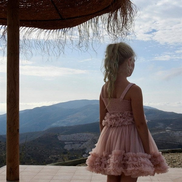 Frilly Nederdel Ballet Pink - Dolly by Le Petit Tom