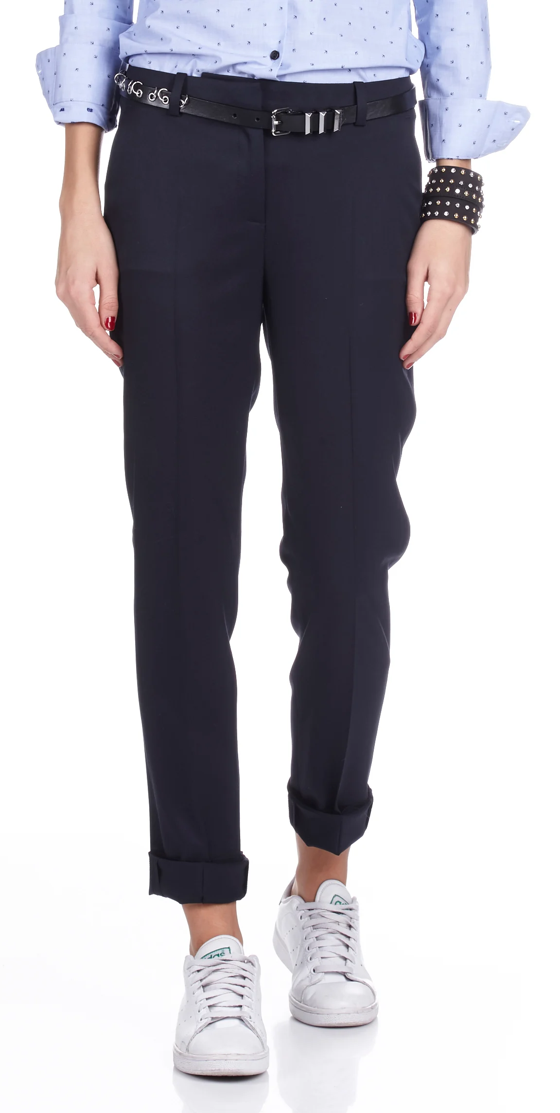 Pantalon slim | Bleu