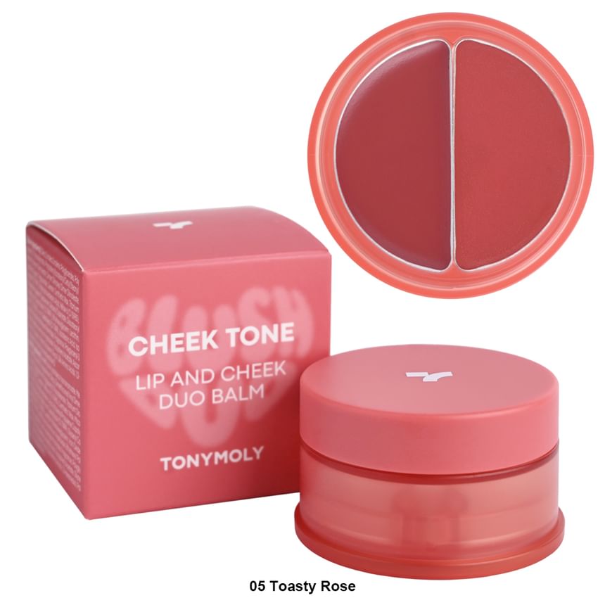 TONYMOLY - Cheek Tone Lip And Cheek Duo Balm - 9 kleuren