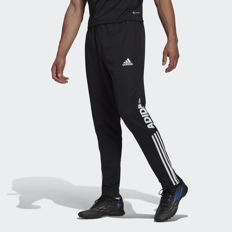 adidas Bas de Survêtement Tiro Wording - Noir/Blanc