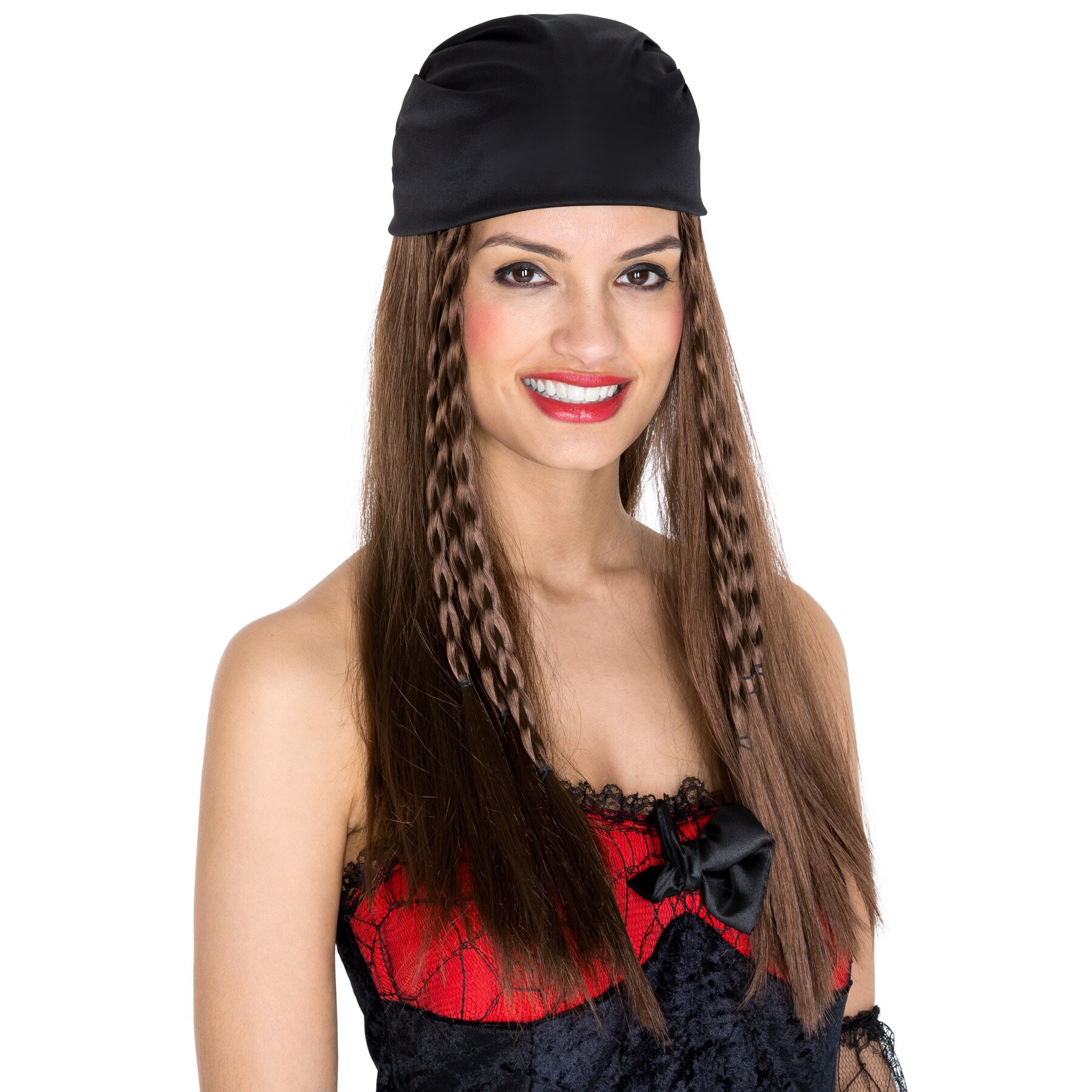 tectake® Frauenperücke Piratenbraut