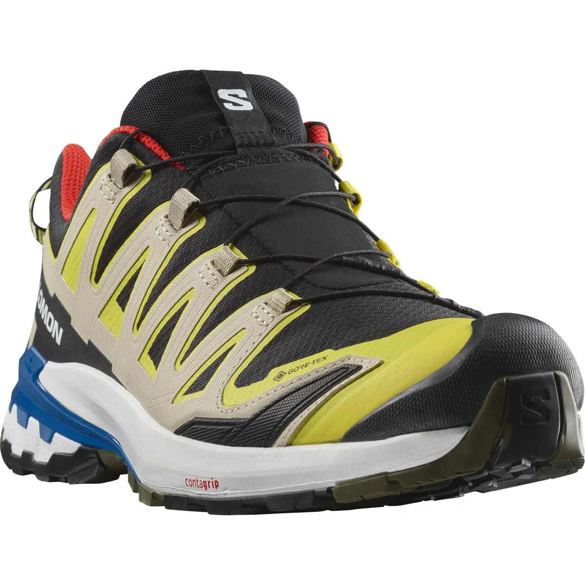 Salomon Men's XA Pro 3D V9 GORE-TEX Black/Buttercup/Lapis Blue