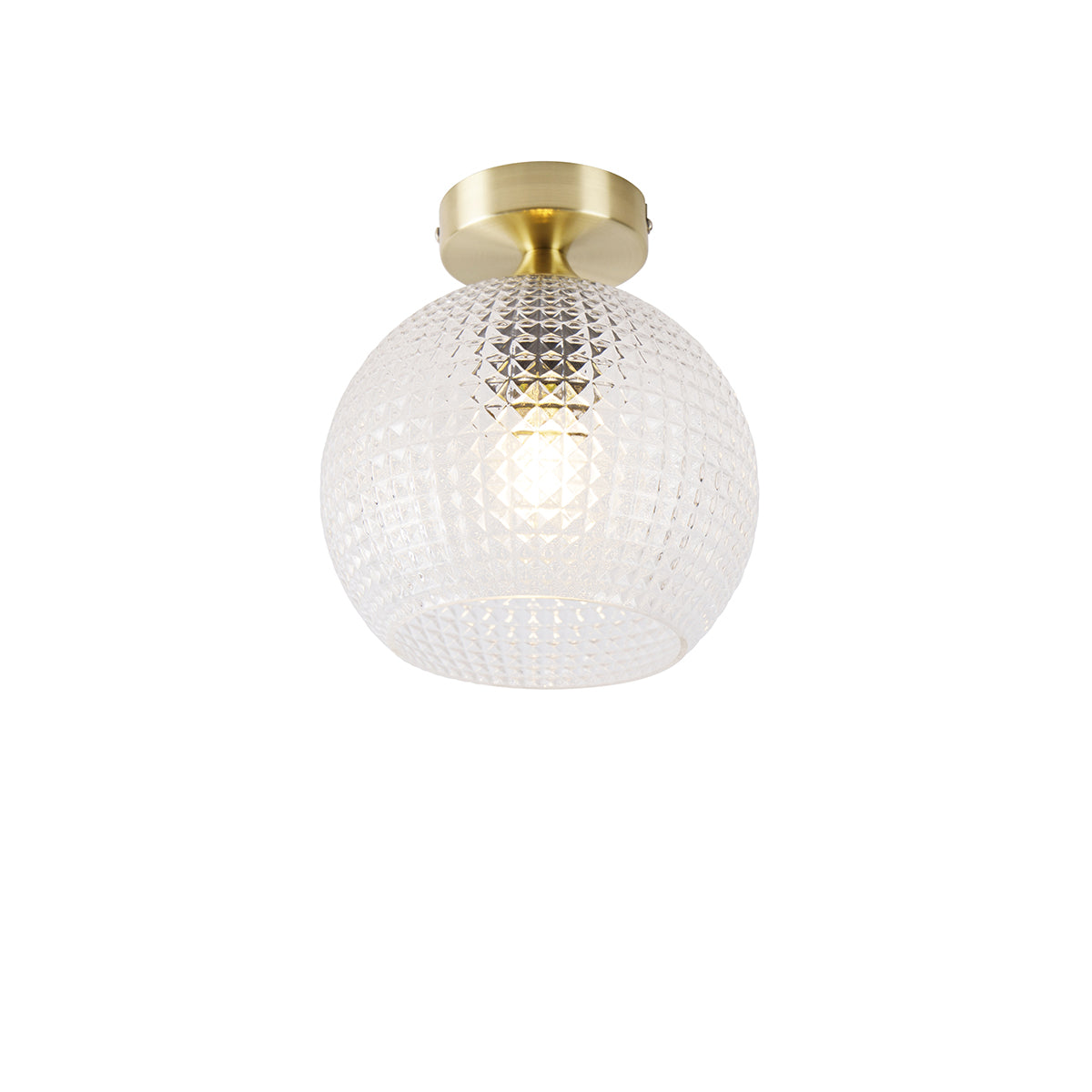 QAZQA Smart Art Deco plafondlamp messing incl. Wifi A60 - Sphere