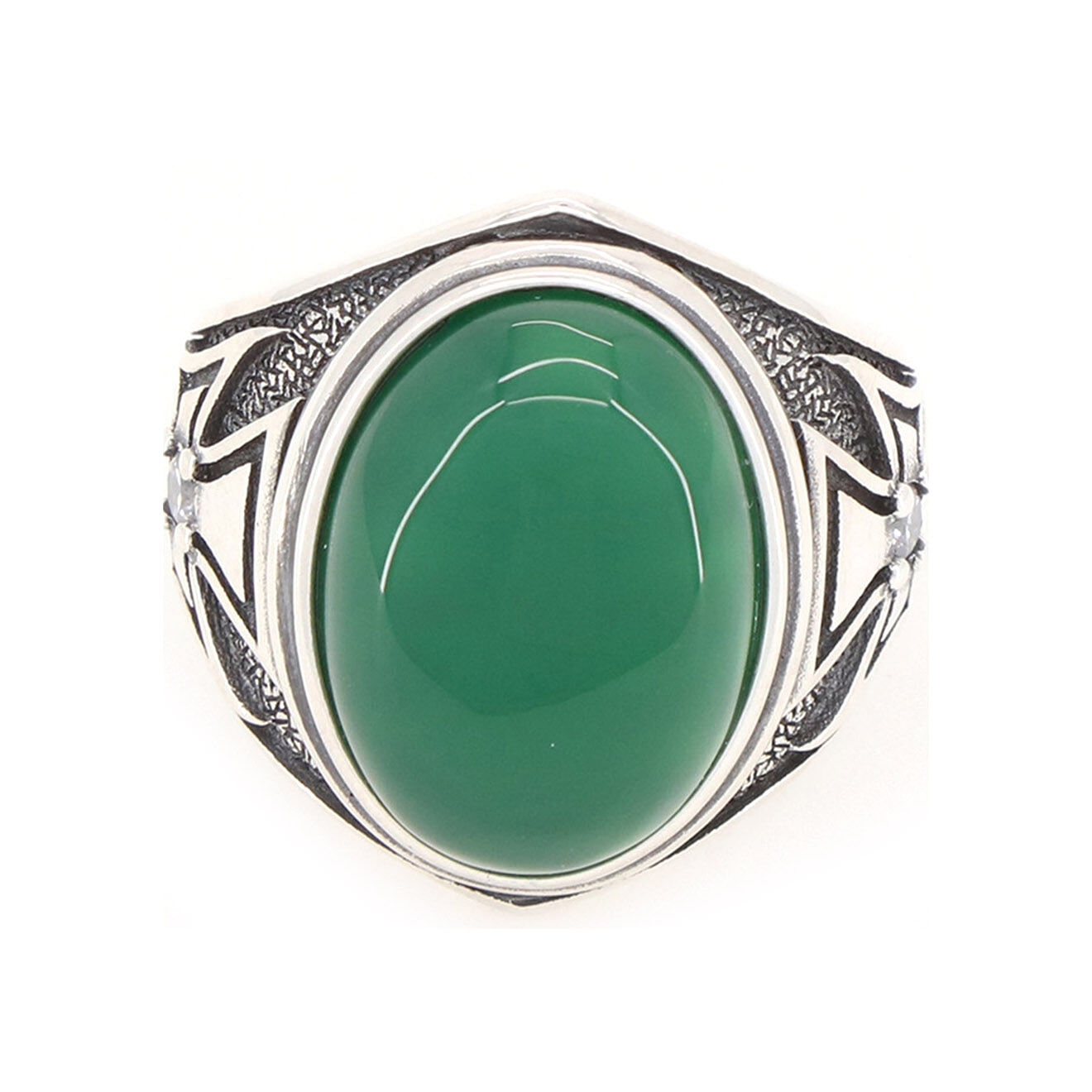 Rockstone Bague Khalis en Argent verte
