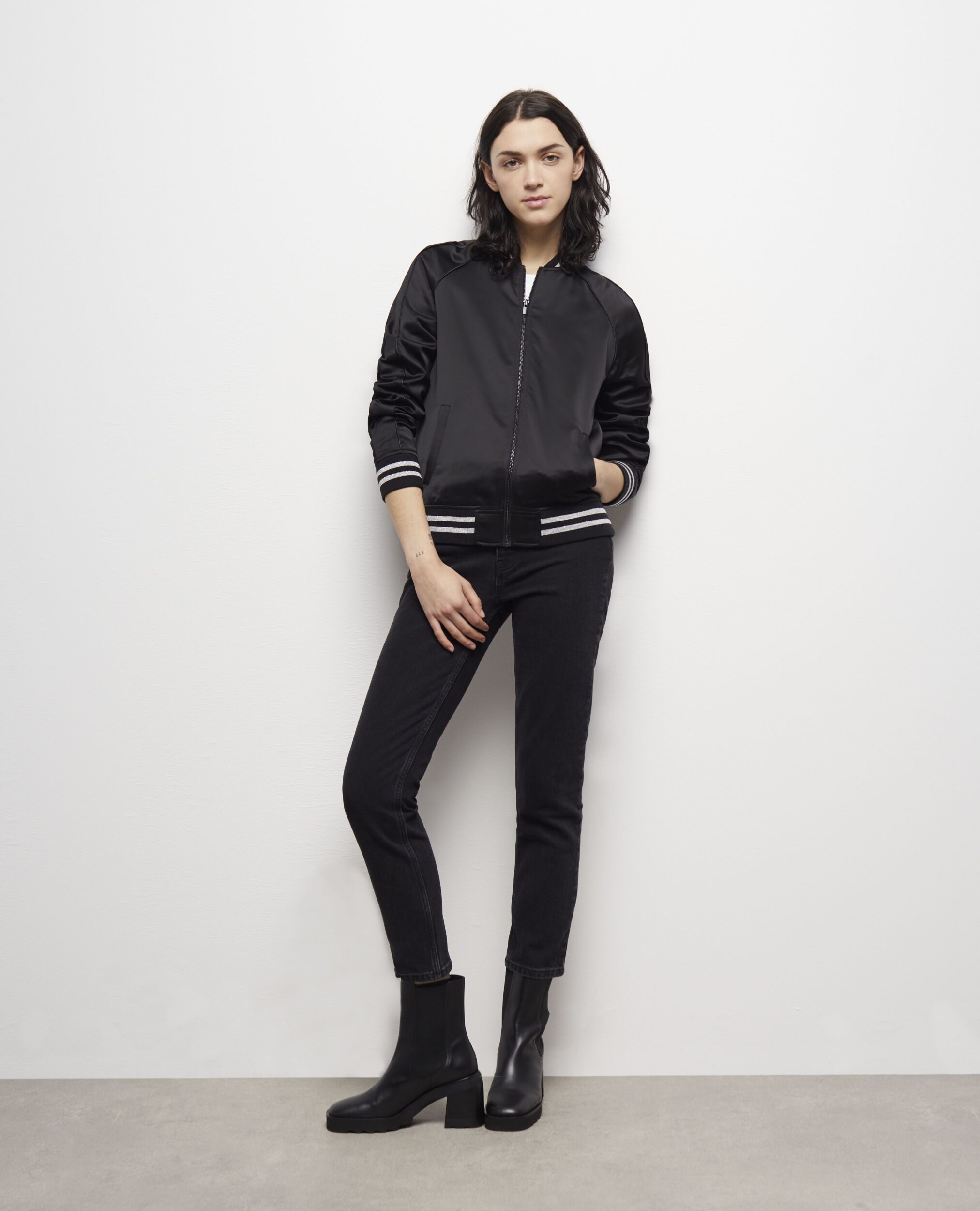Sweat zippé noir