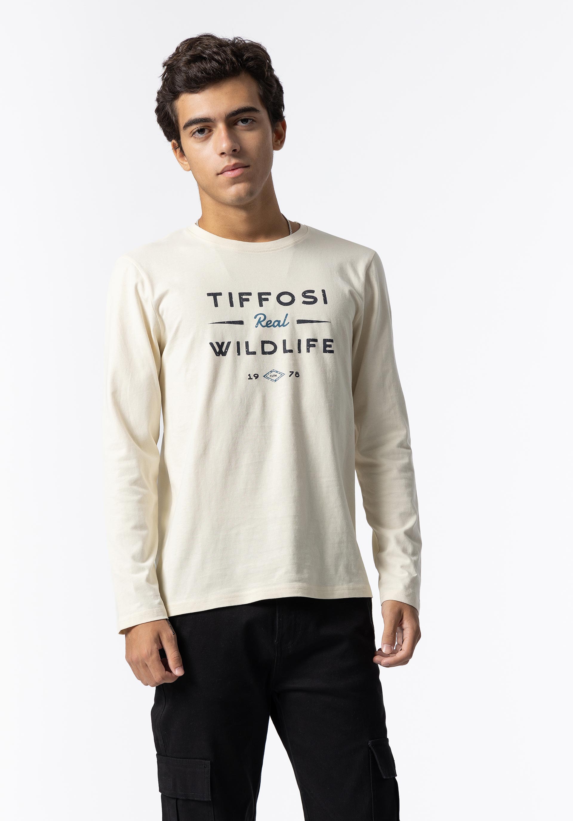T-shirt com Estampado Frontal