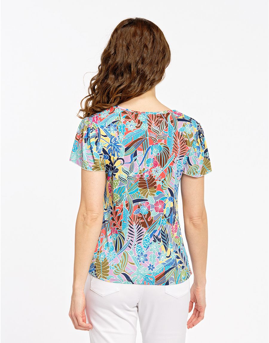 T-shirt imprimé floral
