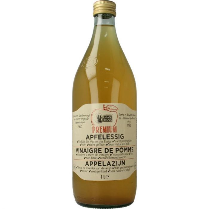 Amanprana Premium Appelazijn Bio (1000 ml)