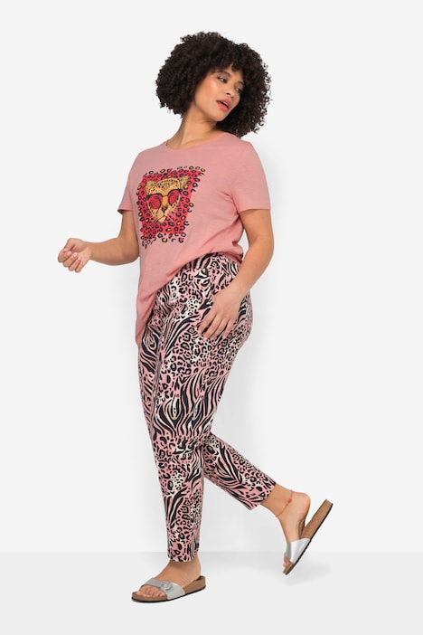 Jog-Pants, Animal-Mustermix, Elastikbund