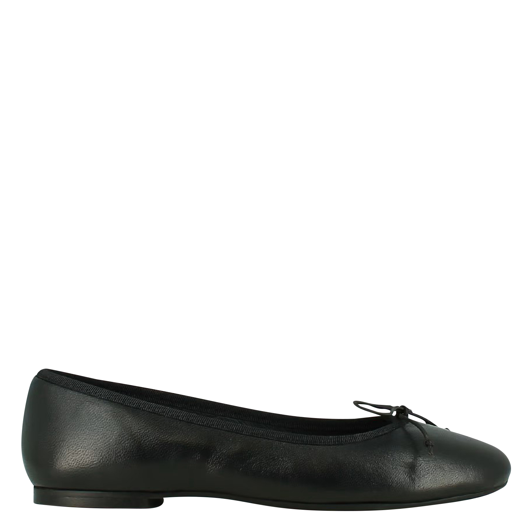 DELFINA - Ballerines en cuir | Noir
