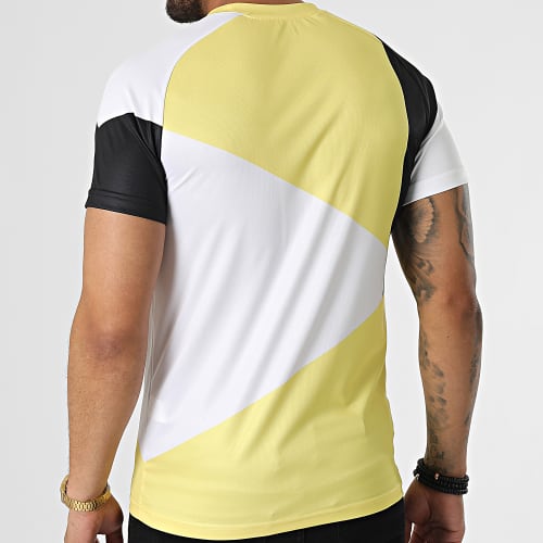 Tee Shirt 045 Jaune Blanc Noir