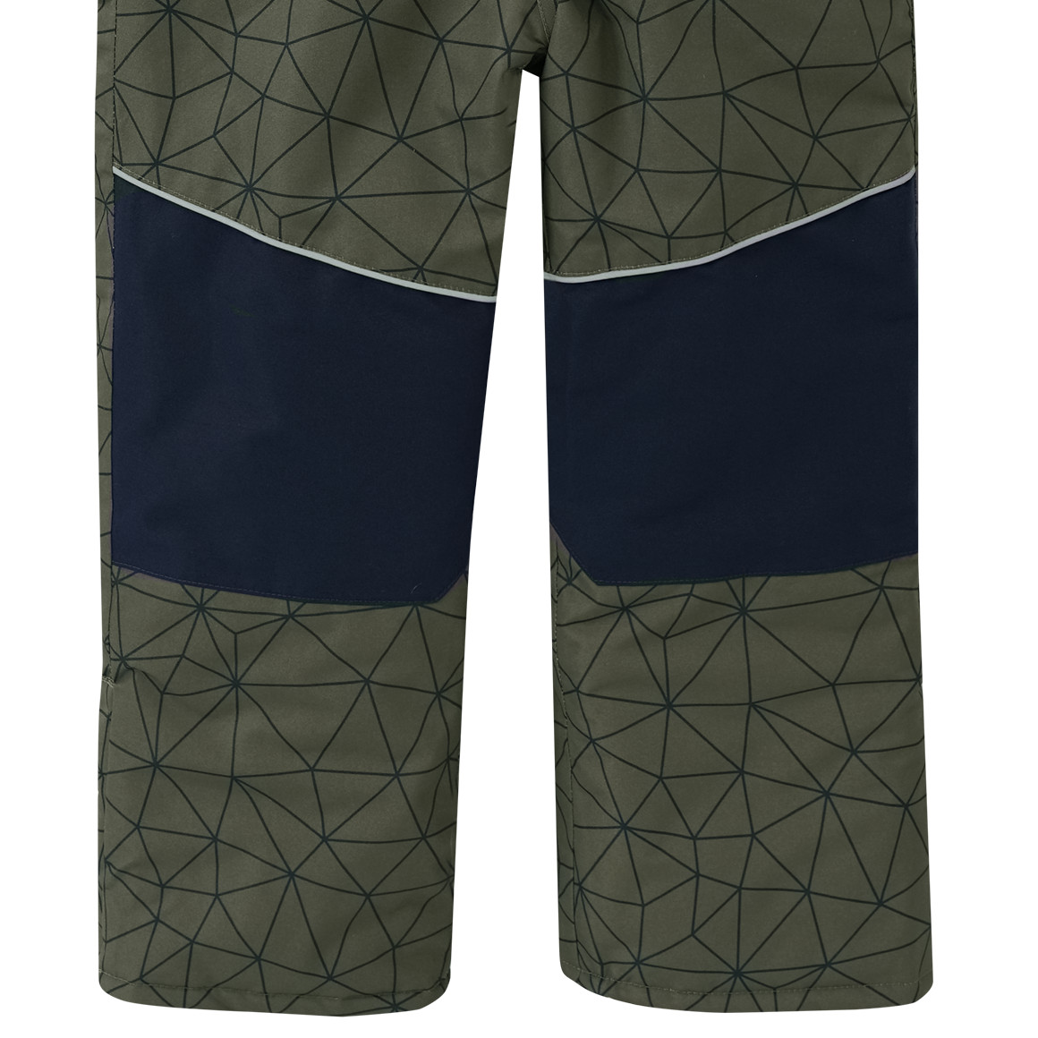Topolino Jungen Schneehose mit Allover-Muster dunkelgrün