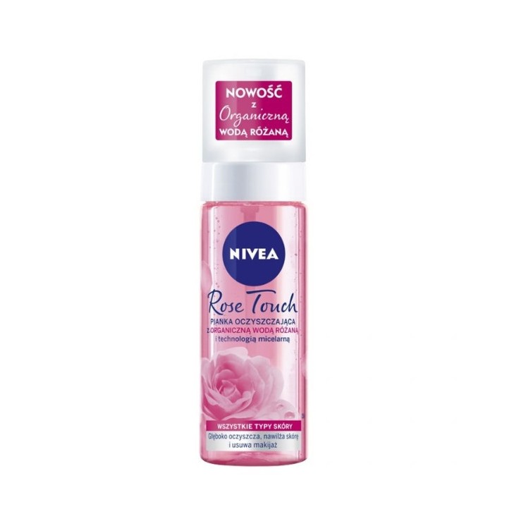 Nivea Rose Touch Cleansing Face Foam met Biologisch Rozenwater 150 ml