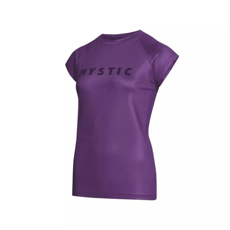 Lycra femme MYSTIC Star S/S Rashvest Sunset Purple