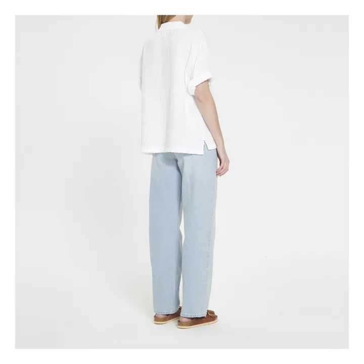 Xirena Top Avery Gaze de Coton | Blanc