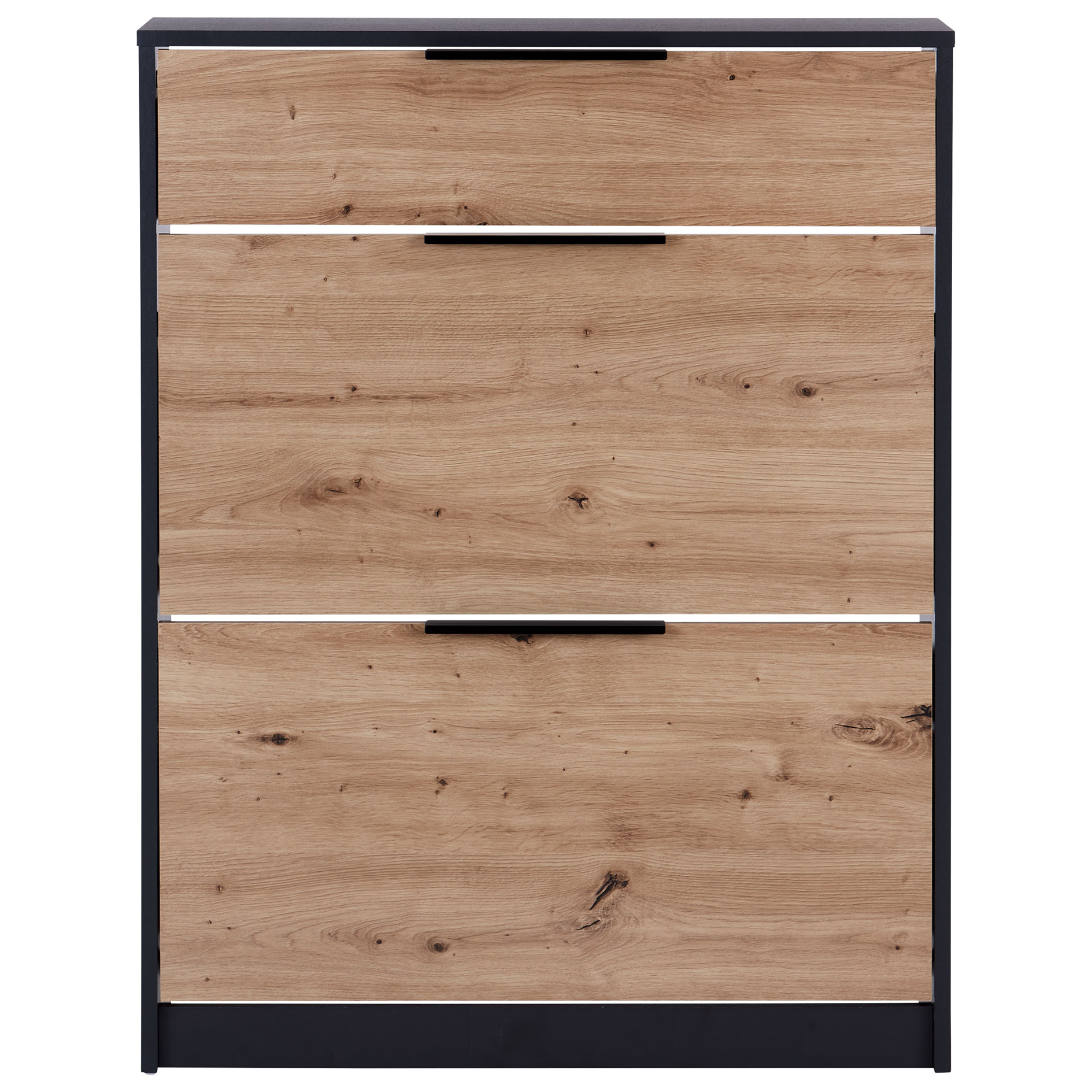 Schuhkipper - anthrazit - Artisan Eiche - 103 cm hoch