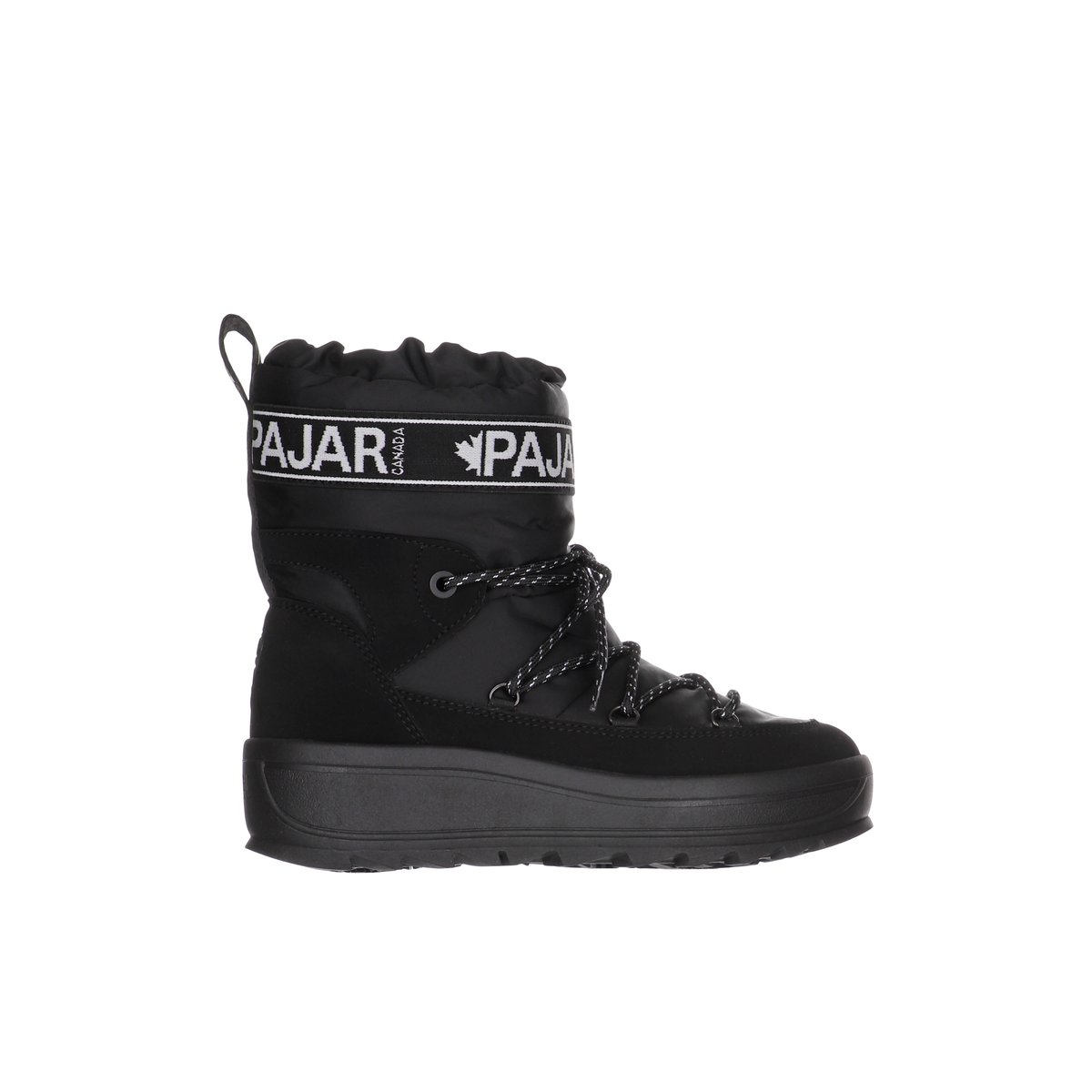 PAJAR-Galaxy-Bottes d'hiver - Talon plat - Noir