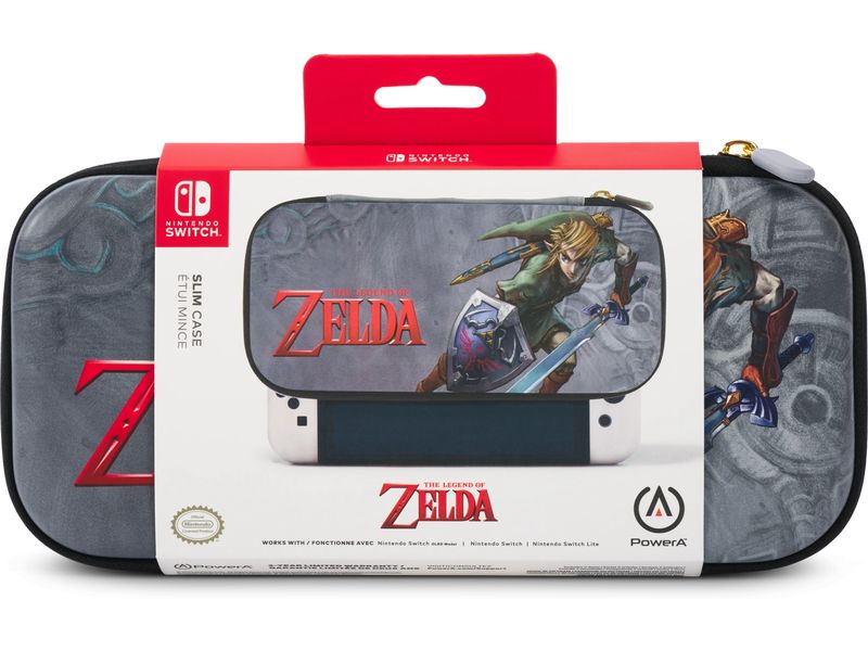 Power A Slim Case Intrepid Link Reisetasche für Nintendo Switch OLED, Nintendo Switch oder Nintendo Switch Lite