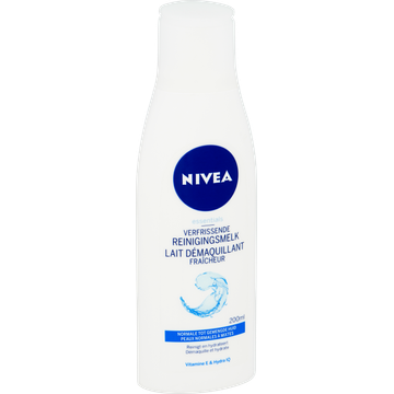 NIVEA Verfrissende Reinigingsmelk - 200ml - Normale tot droge huid - Vitamine E - Make-up Remover - Gezichtsreiniger